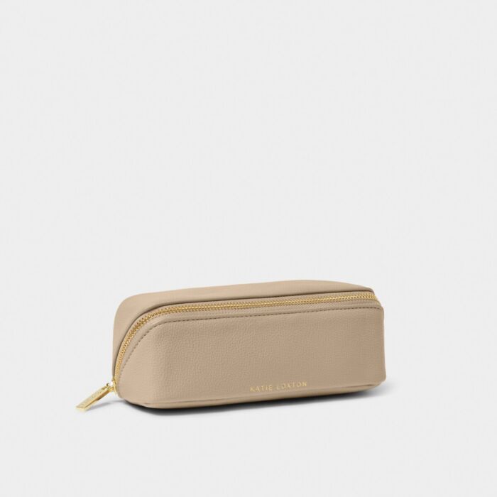 Katie Loxton Small Makeup & Wash Bag - Light Taupe